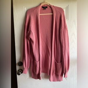 Forever 21 Pink Knit Cardigan
